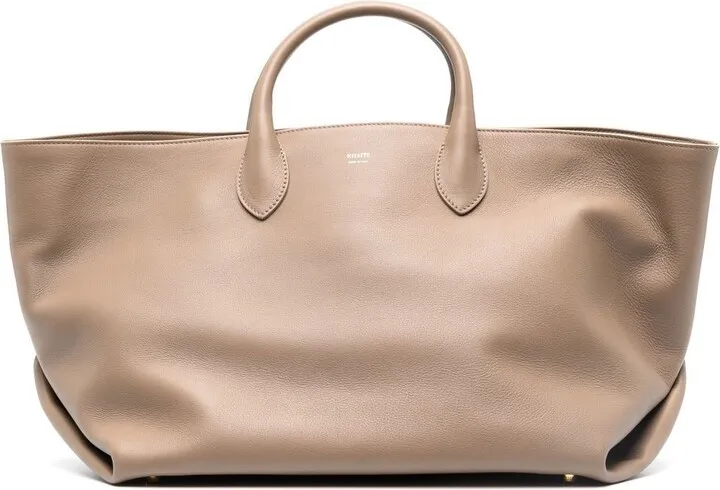 Amelia engraved-logo tote bag