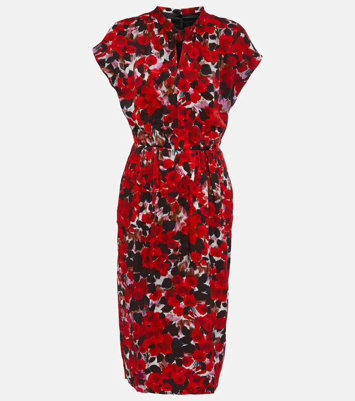 Floral midi dress