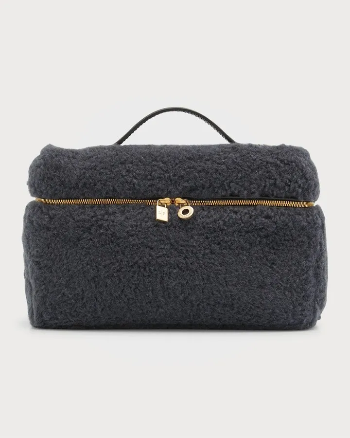 Cashmere-Blend Pouch Bag