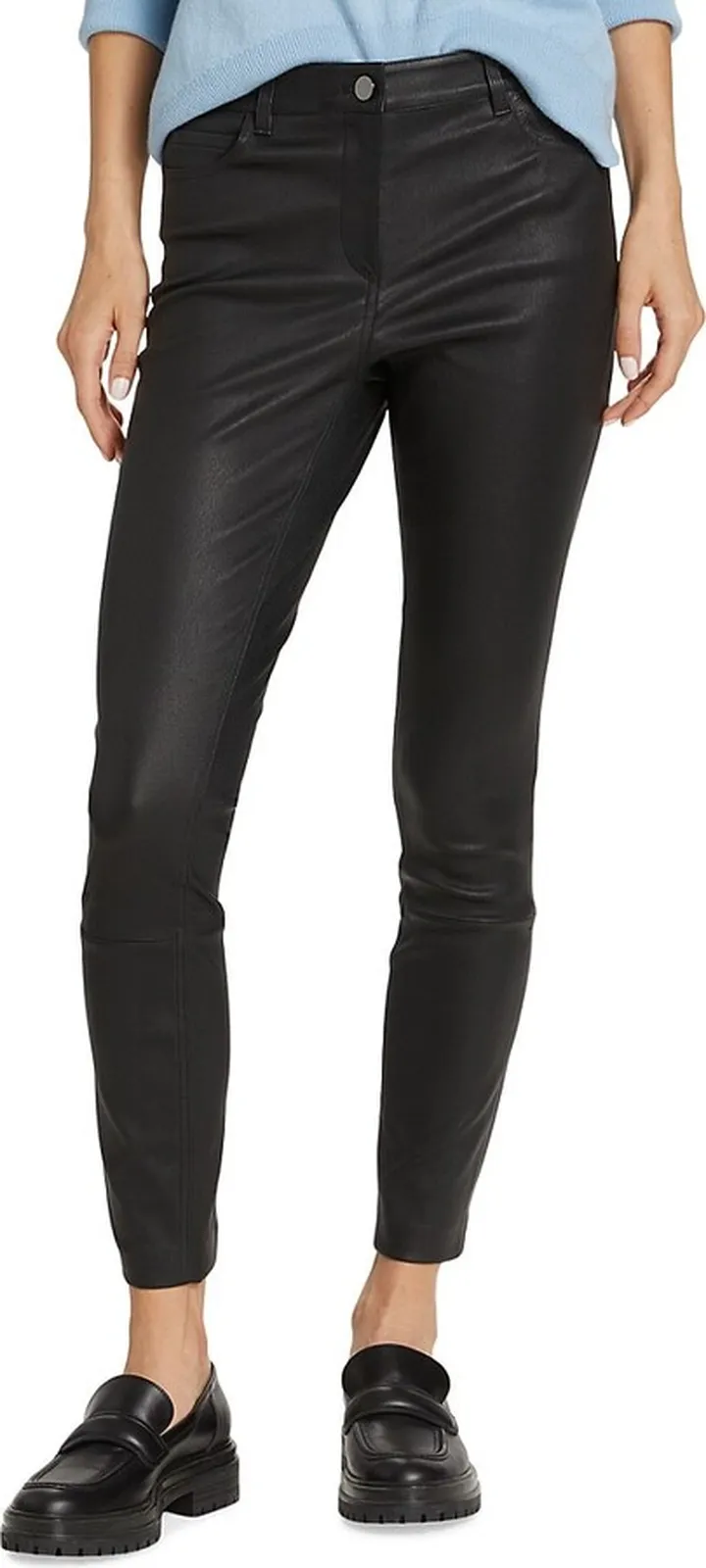 Lamb Leather Skinny Pant