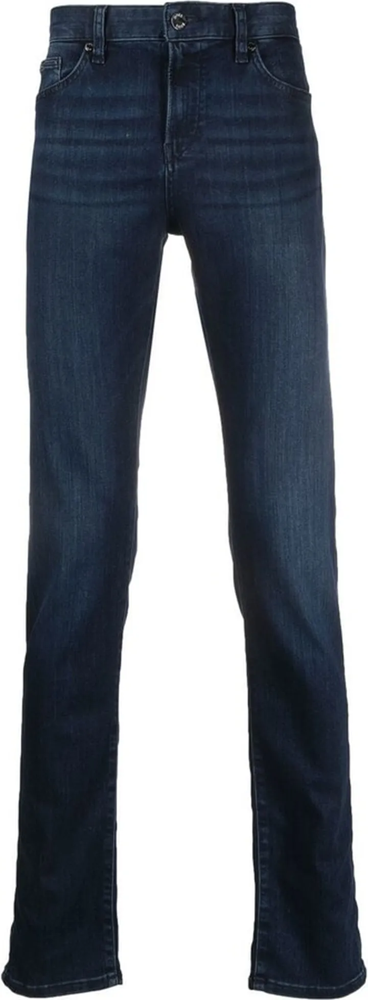 Logo-Patch Skinny-Cut Jeans