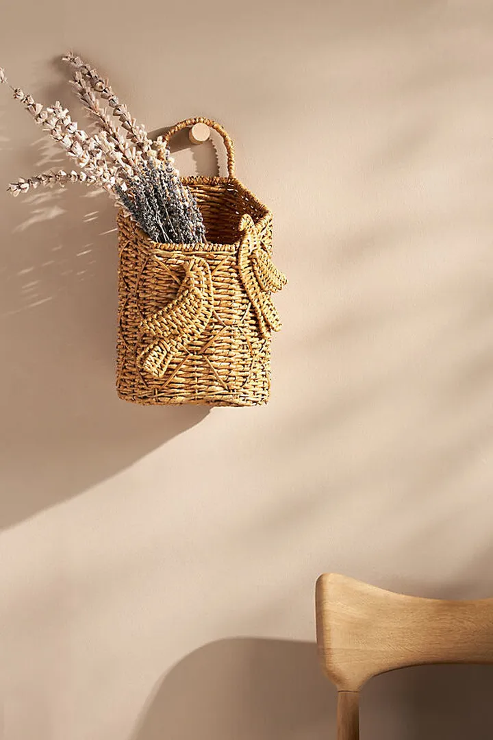 Birdcage Hanging Basket Beige