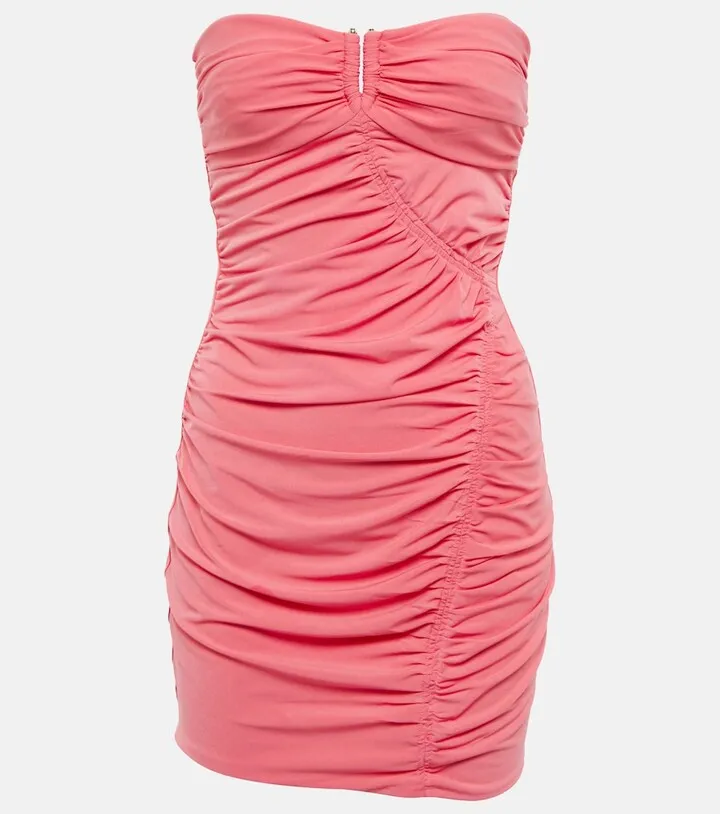 Ruched minidress