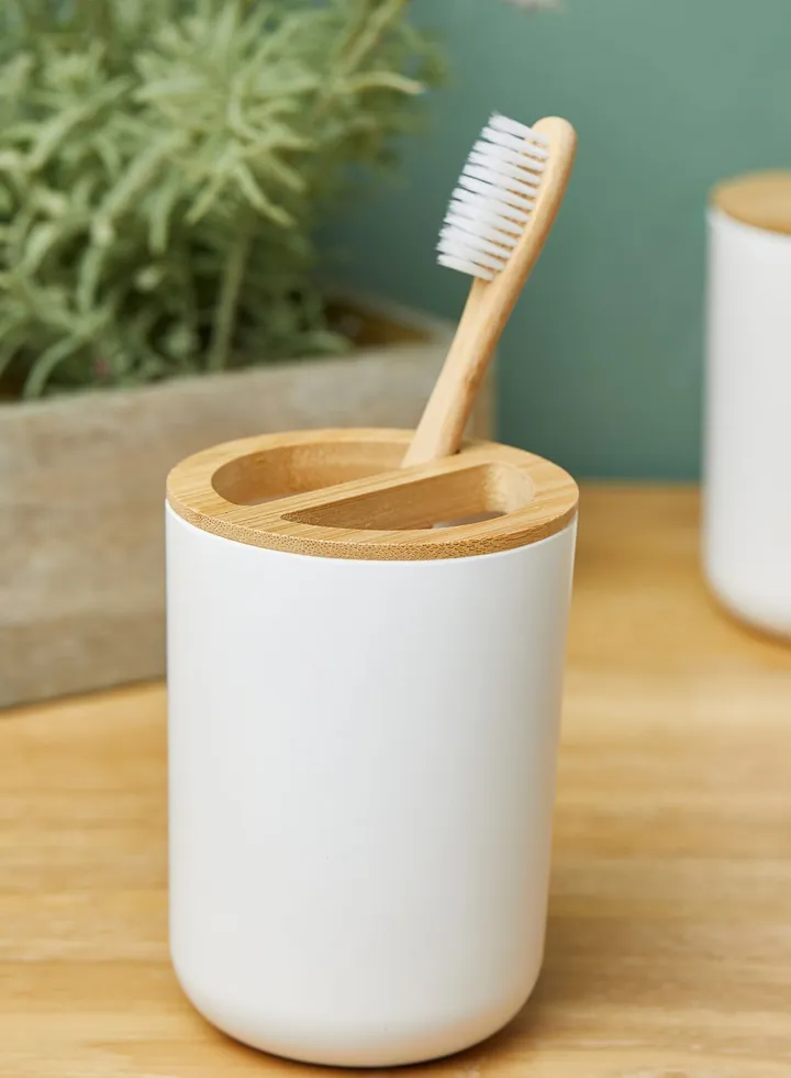 Canyon Bamboo Fiber Toothbrush Holder