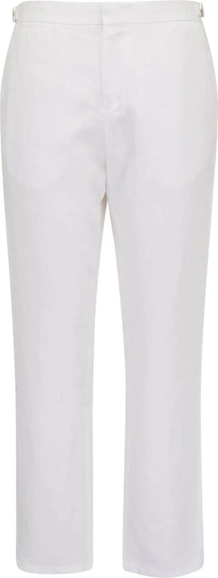 Concealed-Fastening Cropped Trousers