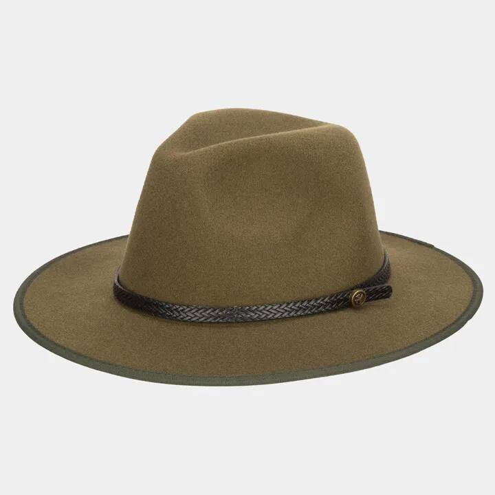 Faux Felt Fedora Hat