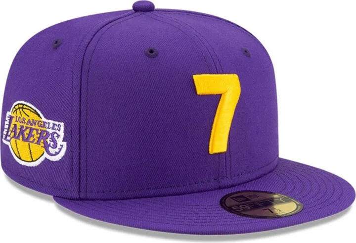 Men's Purple Los Angeles Lakers 7 Otc 59FIFTY Fitted Hat