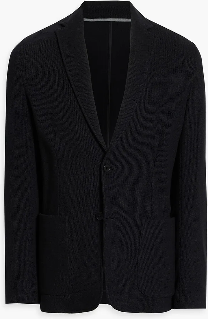 Cupro-piqué blazer