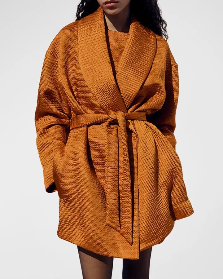 Anita Belted Wrap Jacket