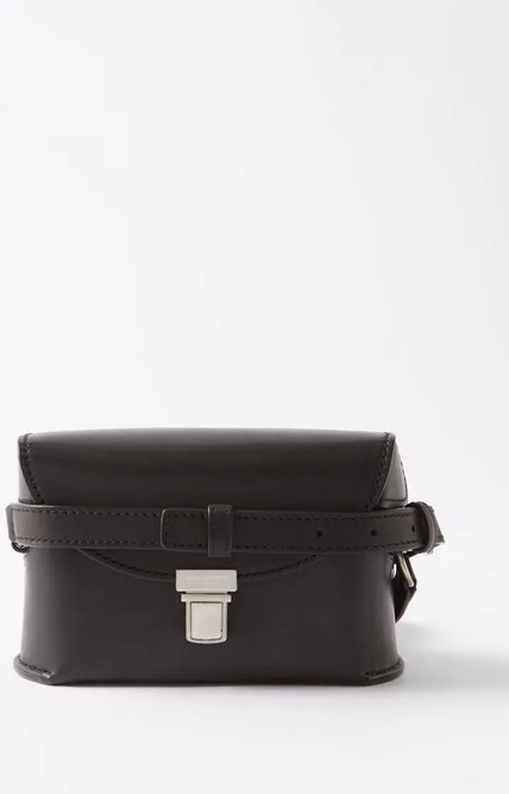 Tuc Leather Box Cross-body Bag