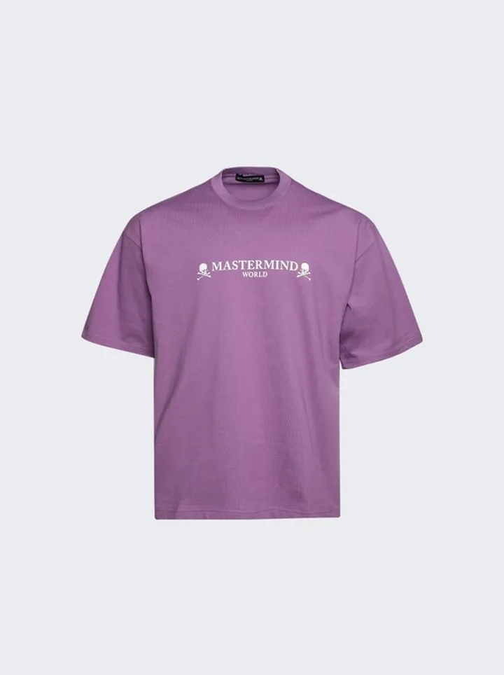 Logo and Skull T-Shirt Lavender