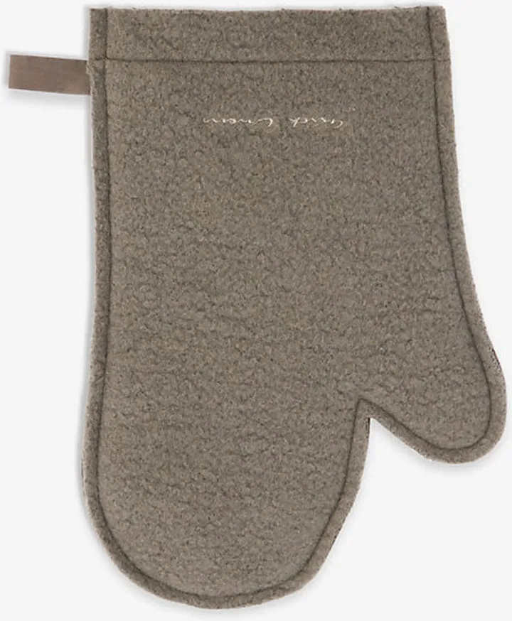 Womens 34 Dust Brand-embroidered Cashmere Oven Glove