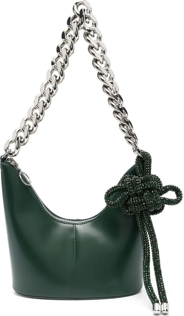 Chain-Handle Knot Tote Bag