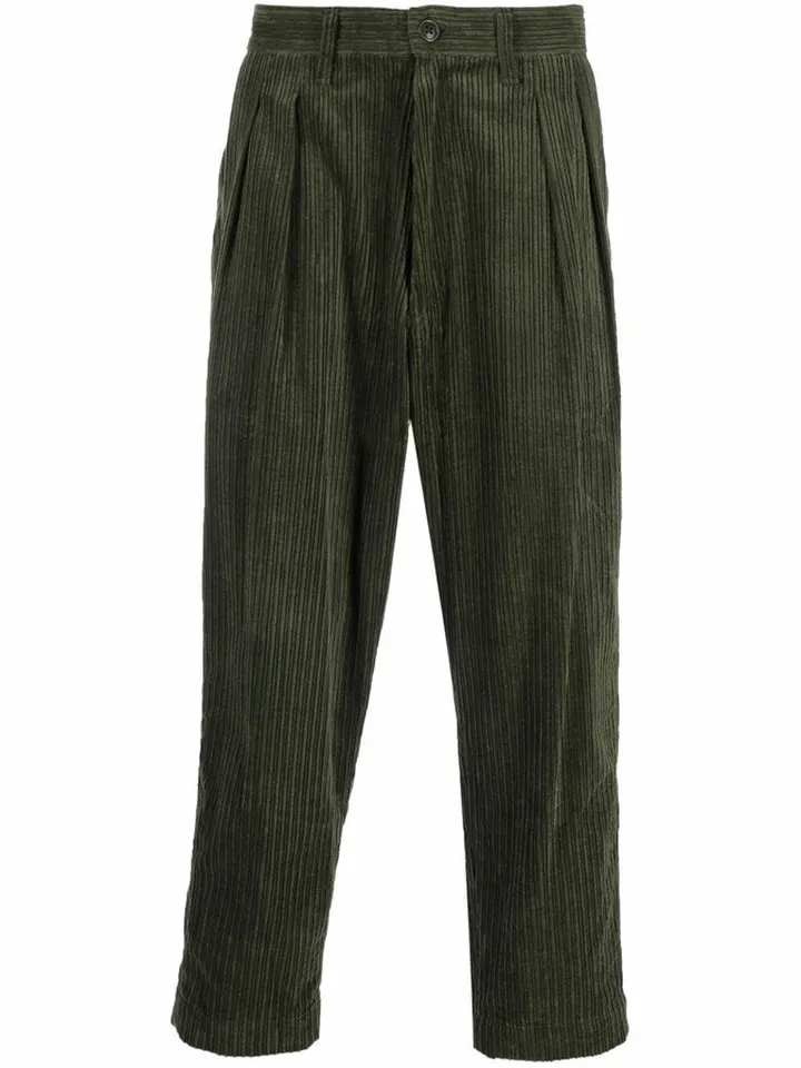 Cropped Corduroy Trousers