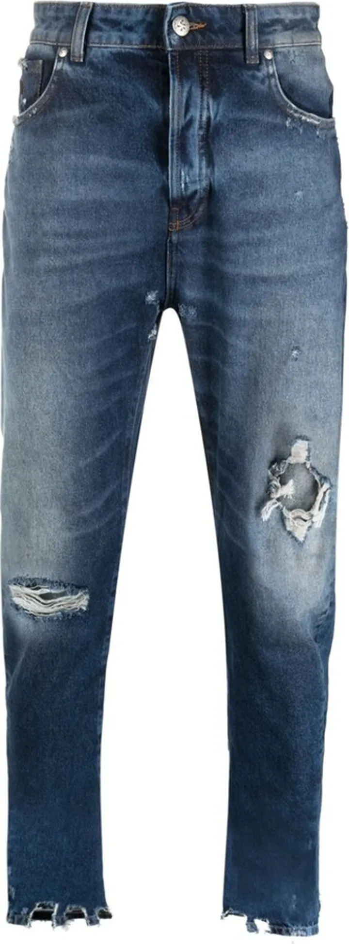 Logo-Patch Skinny Jeans