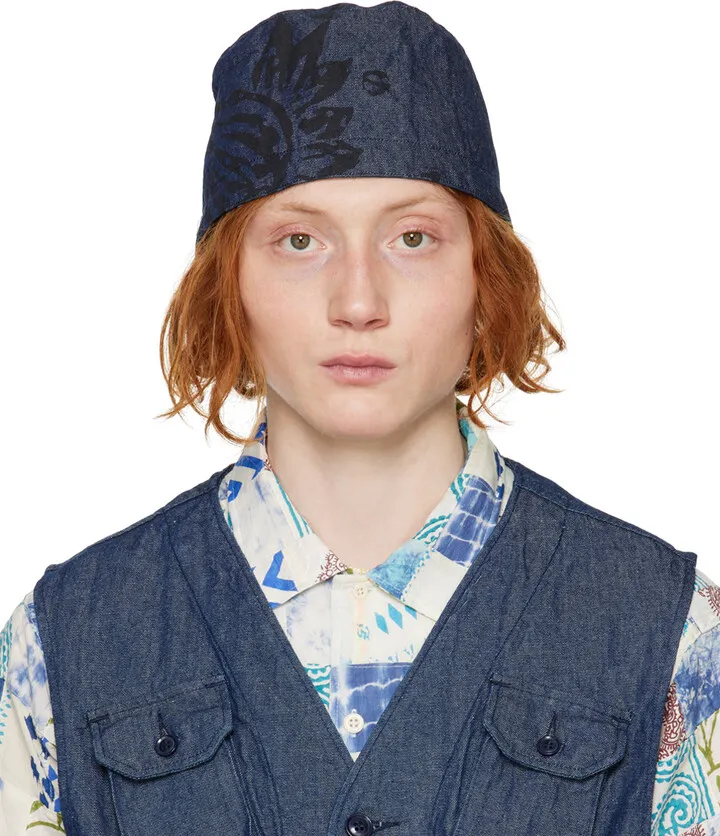 Engineered Garments Indigo Fez Hat