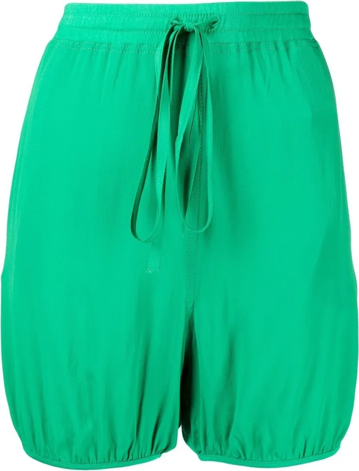 High-Waist Tapered Shorts