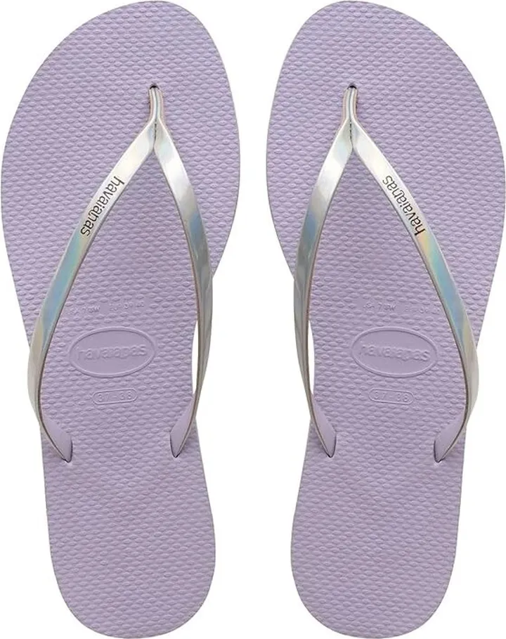 Havaianas You Metallic Flip Flop Sandal (Quiet Lilac 1) Women's Sandals
