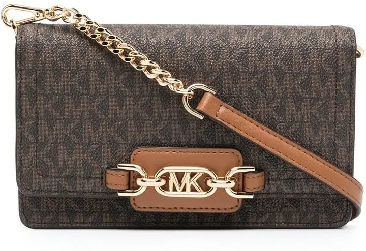 Heather monogram crossbody bag