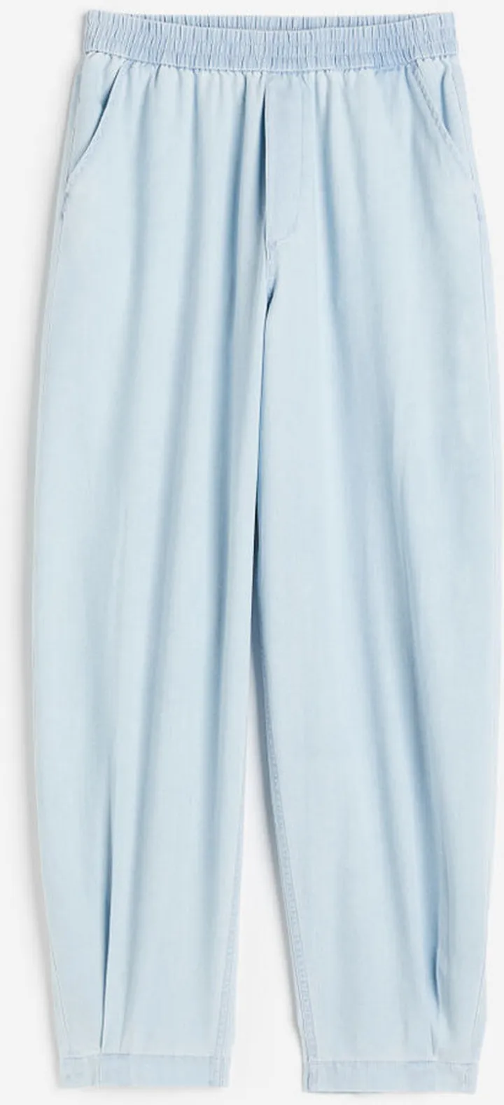 High Waist Woven Joggers