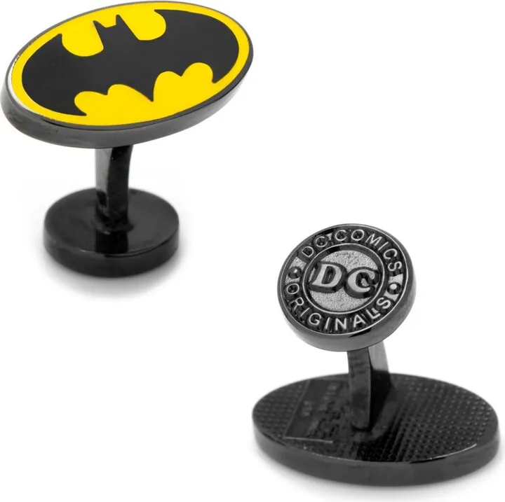 Transparent Enamel Batman Cufflinks