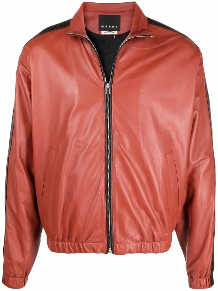 Zipped Leather Jacket