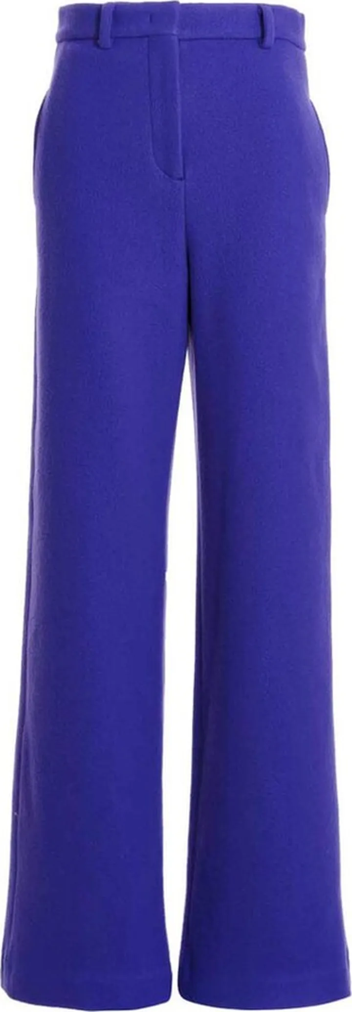MSGM High Waist Wide Leg Trousers