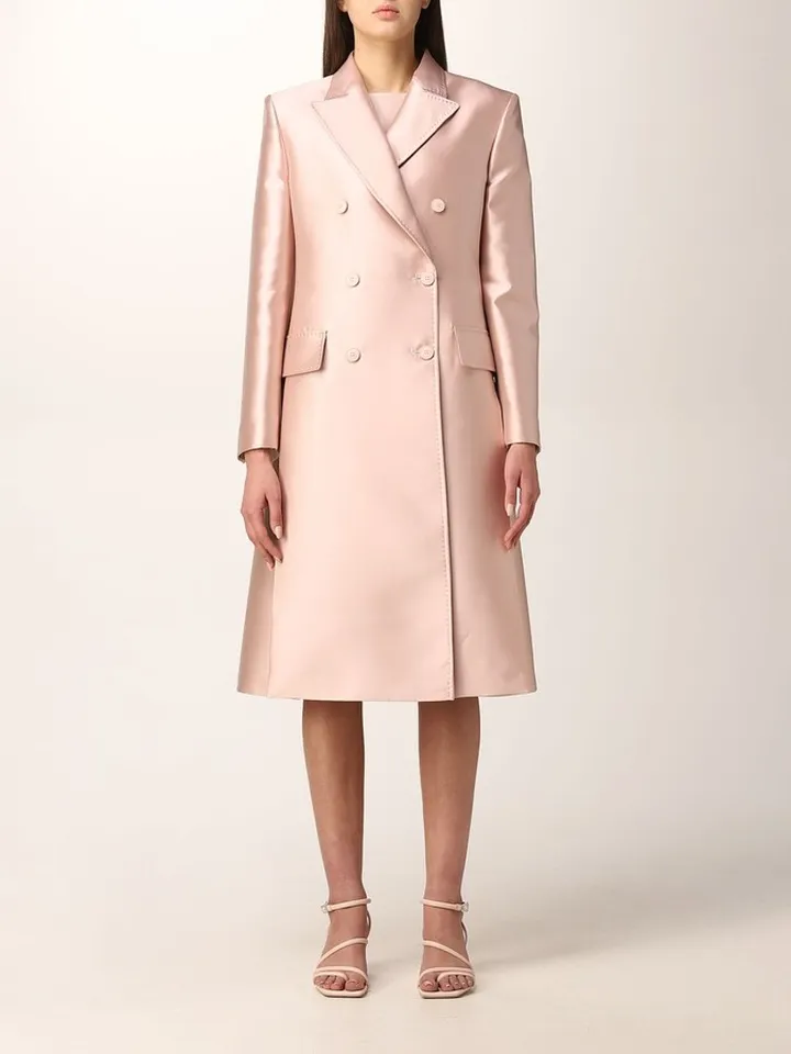 Alberta Ferretti classic double-breasted coat