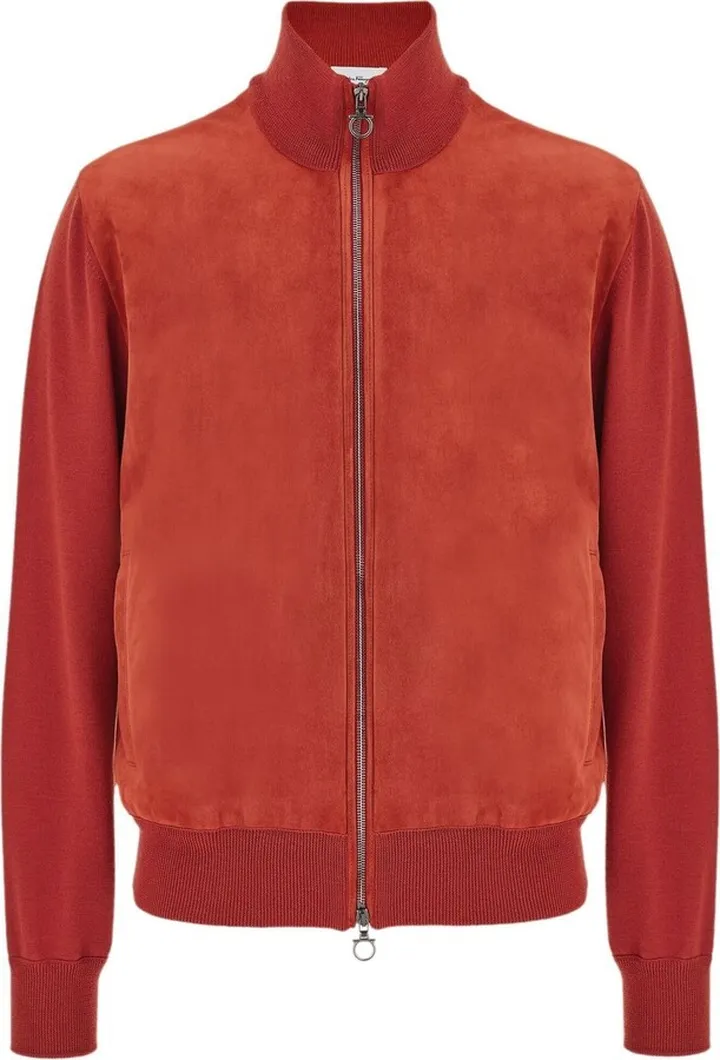 Panelled Wool Bomber Jacket