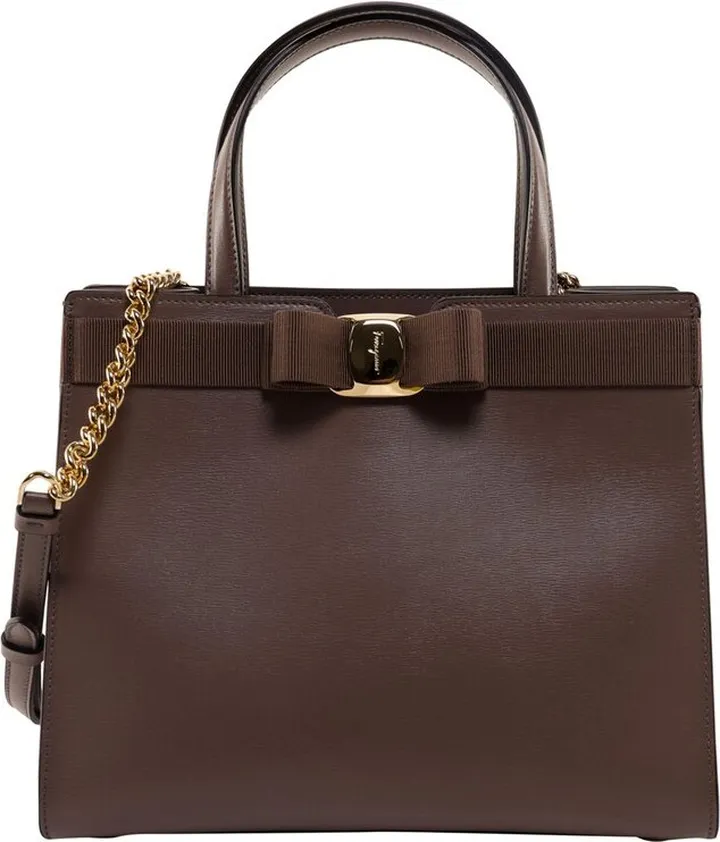 Salvatore Ferragamo Vara Bow Medium Tote Bag