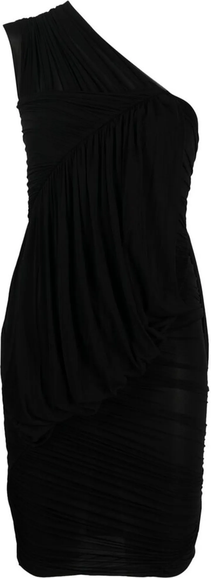 RICK OWENS- One-shoulder Short Dress