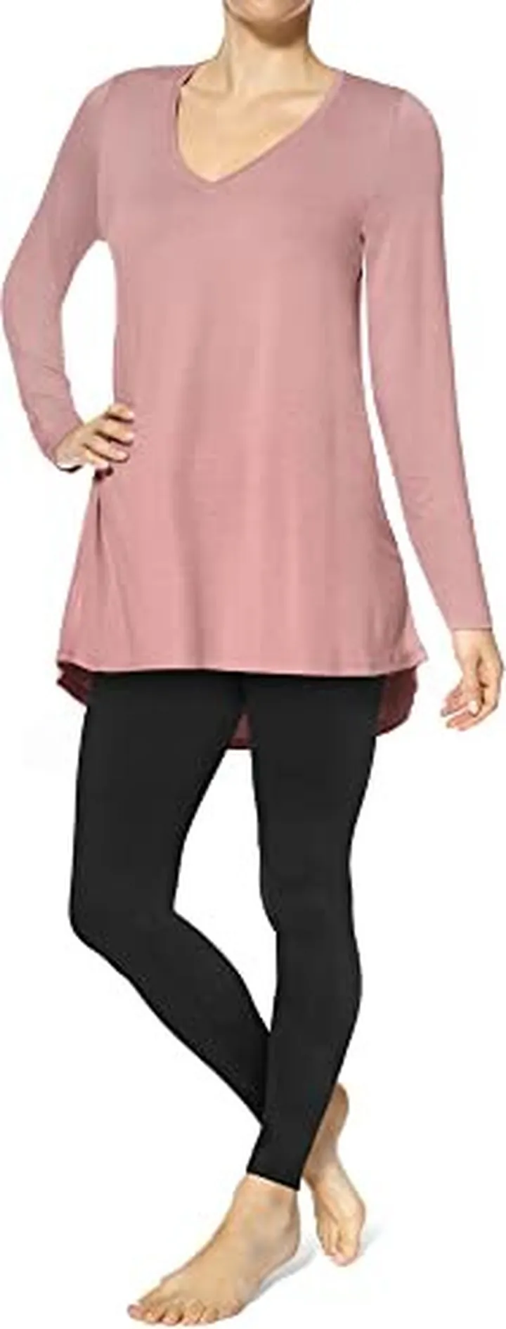 HUE Women's Perfect Legging Tunic Tee
