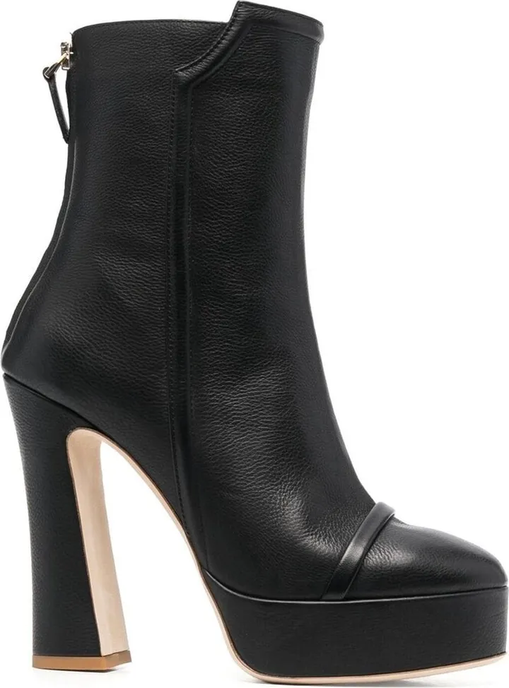 Alexa 125mm platform heeled boots
