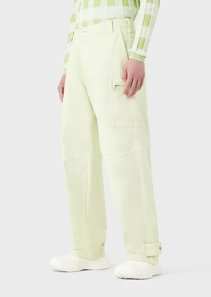 Denim cargo jeans