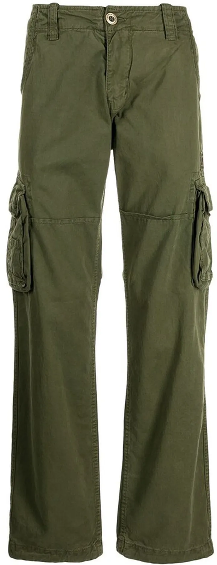 Straight-Leg Cargo Trousers