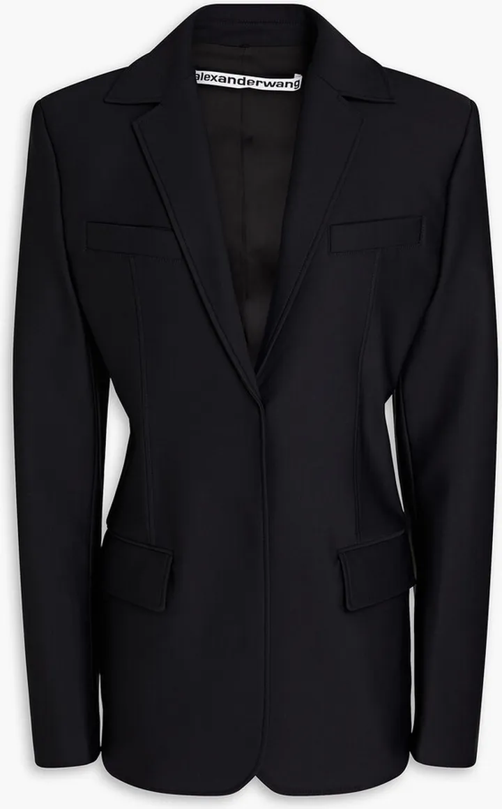 Stretch-jersey blazer