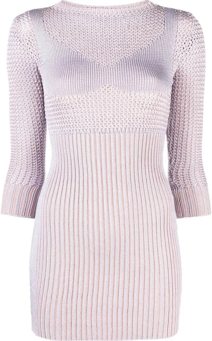 Honeymoon knitted minidress