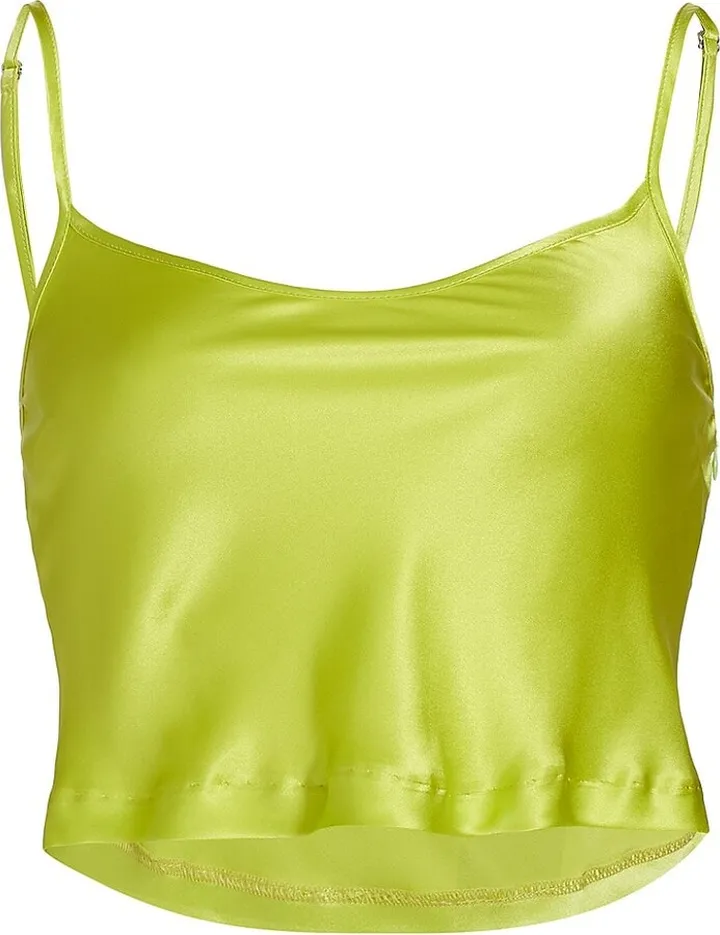 Silk Cropped Camisole