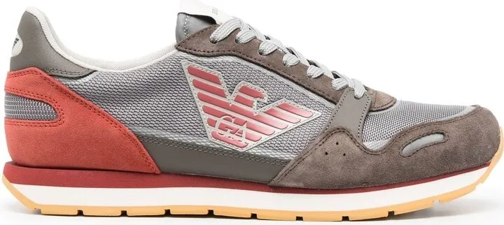 Panelled Low-Top Sneakers