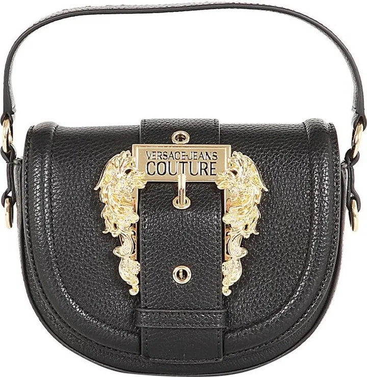 Versace Jeans Couture Baroque Buckle Foldover Tote Bag