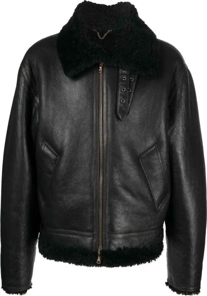 Inside-Out reversible leather jacket