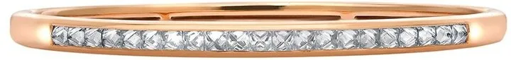 18kt rose gold RockChic diamond-embellished bangle