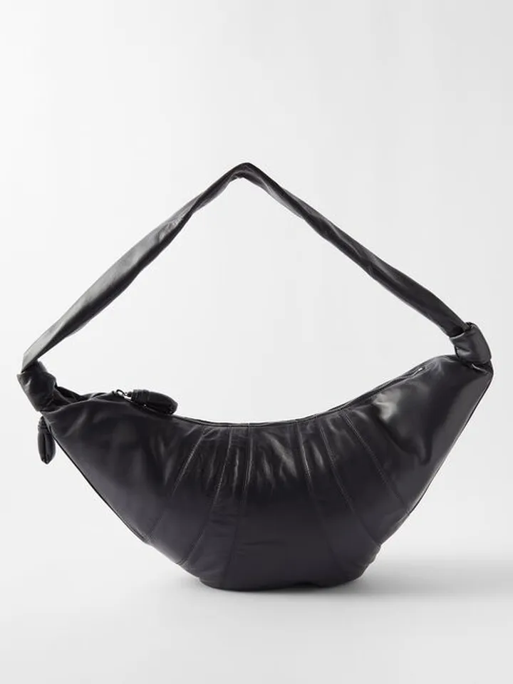 Croissant Large Leather Belt Bag