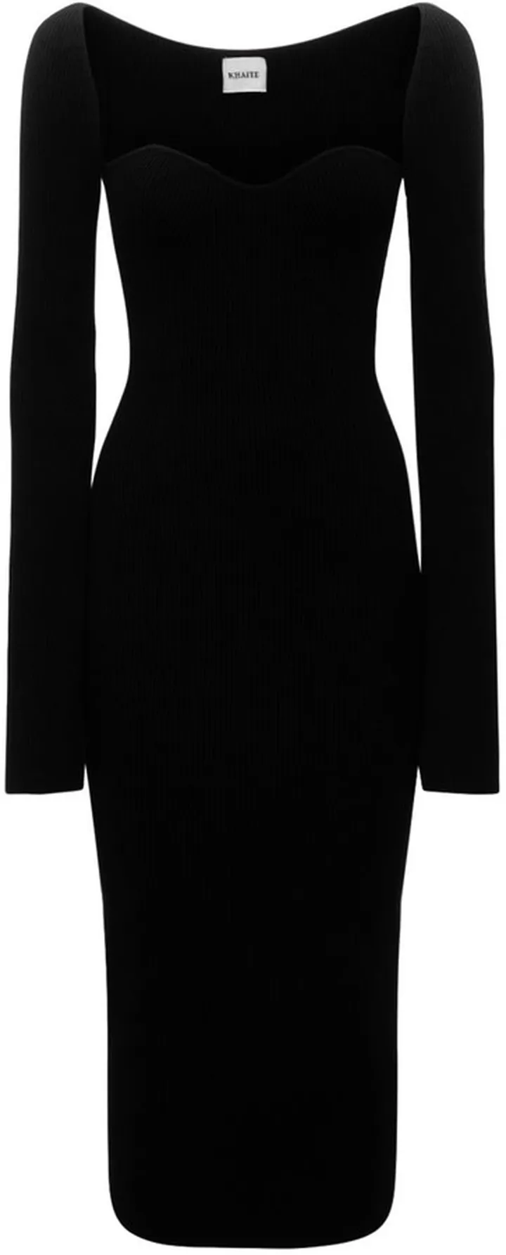 Beth stretch viscose bustier midi dress