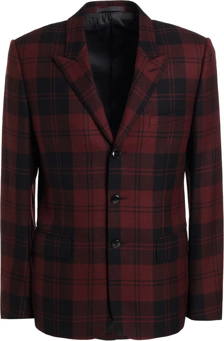 Suit Jacket Burgundy