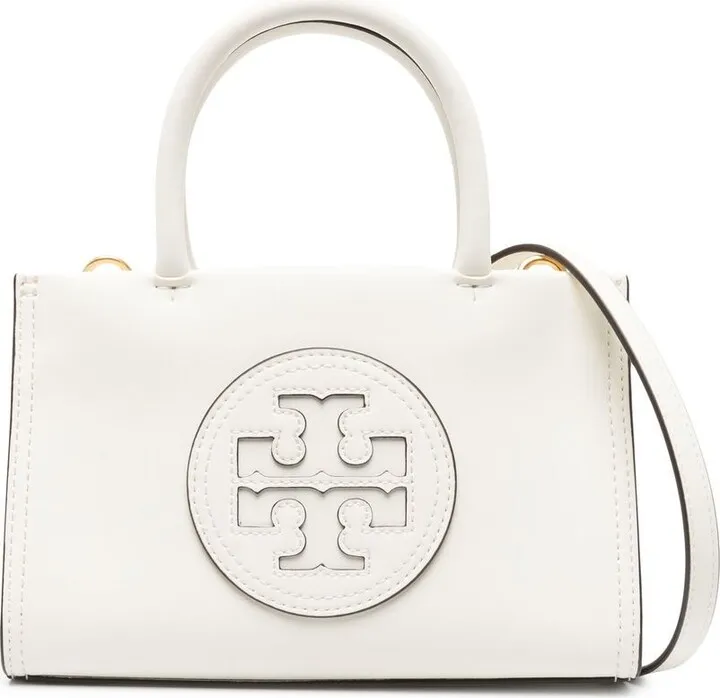 Ella logo-patch tote