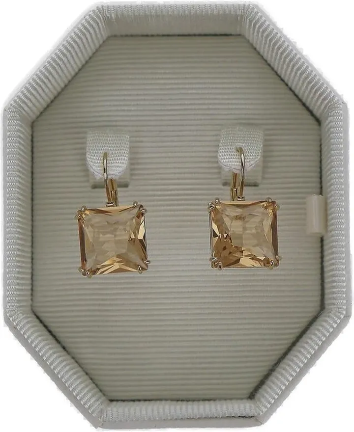 Swarovski Millenia Square Cut Drop Earrings