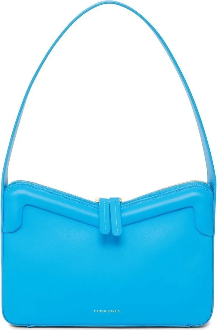 Leather Logo-Print Shoulder-Bag