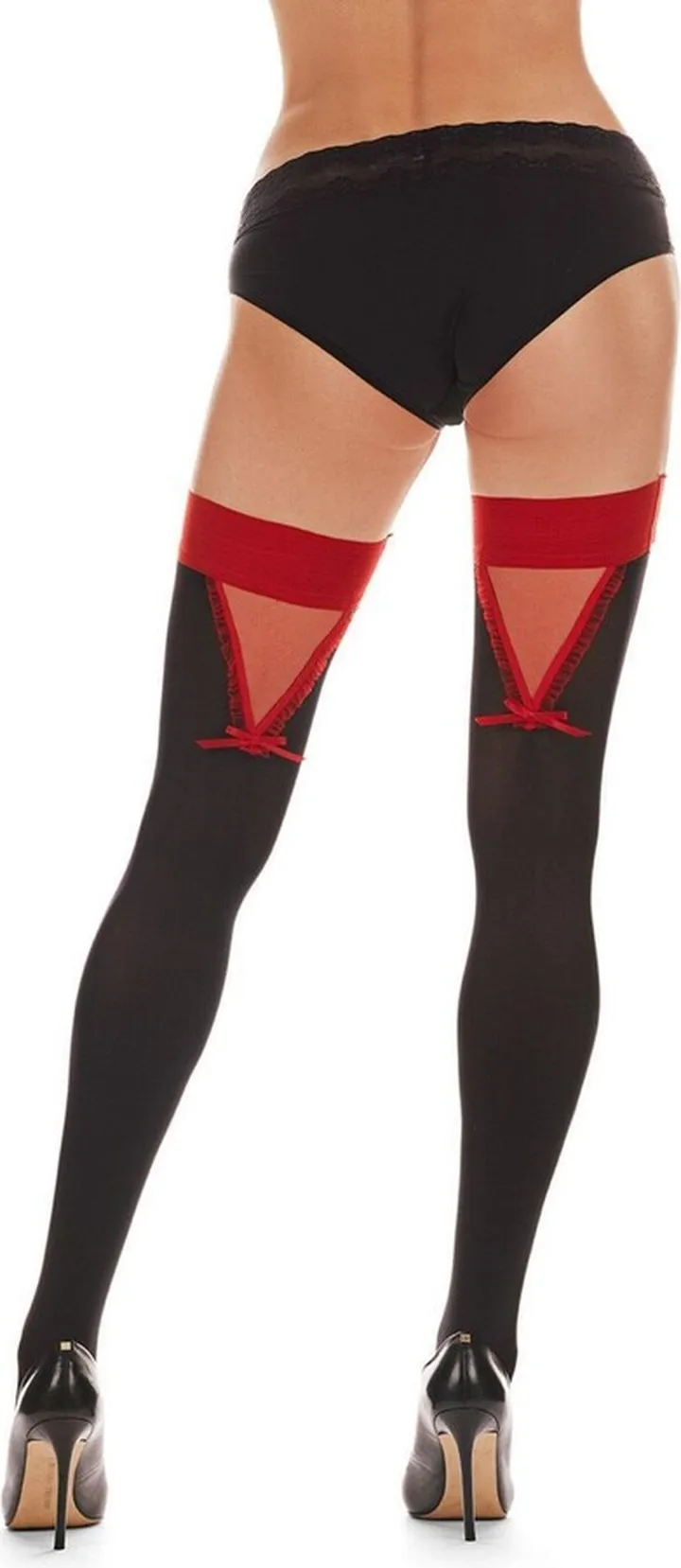 Women's Opaque Thigh High Stockings