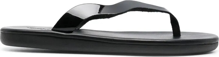 Laconia leather flip flops